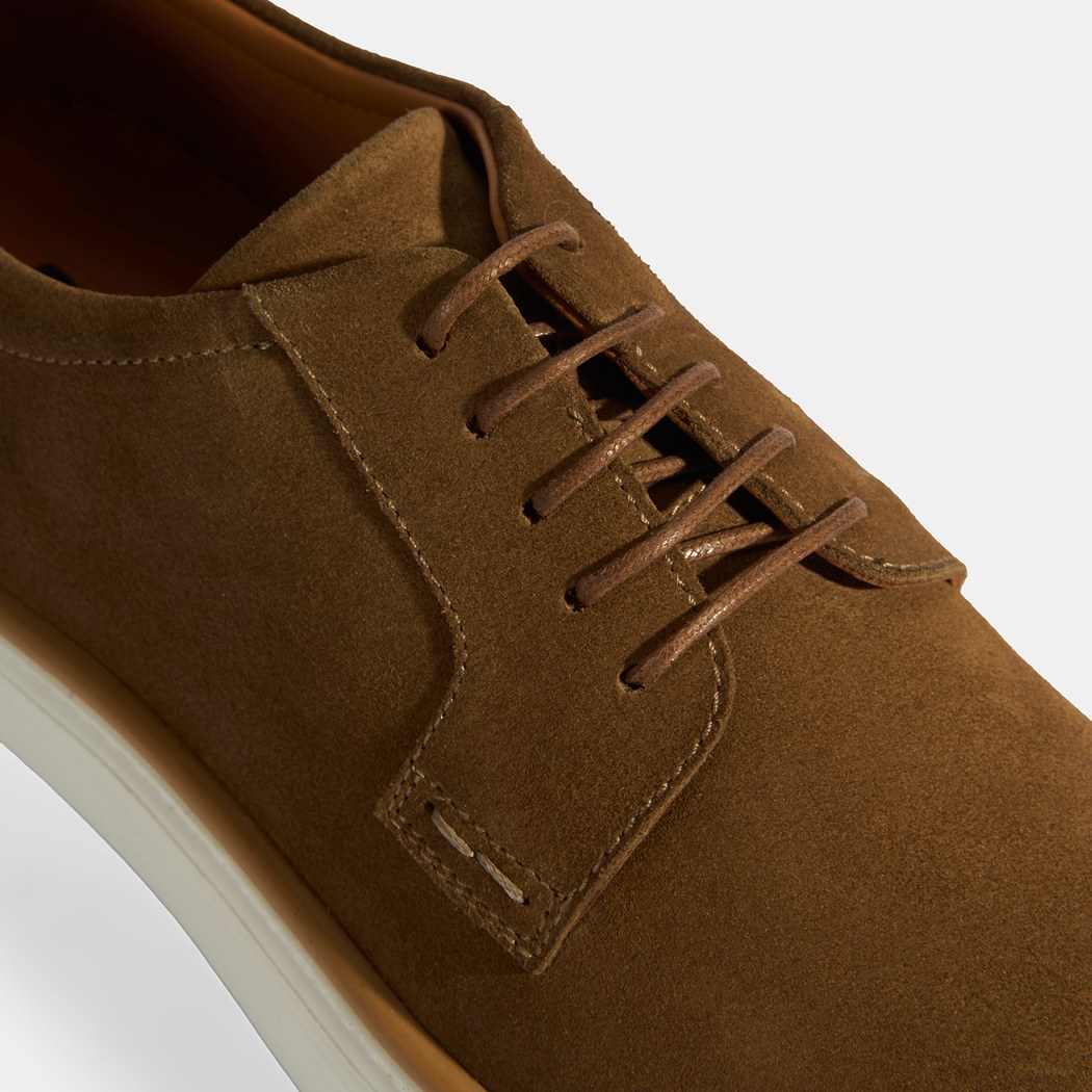Kahve Erkek Bağcıklı Süet Günlük Ayakkabı