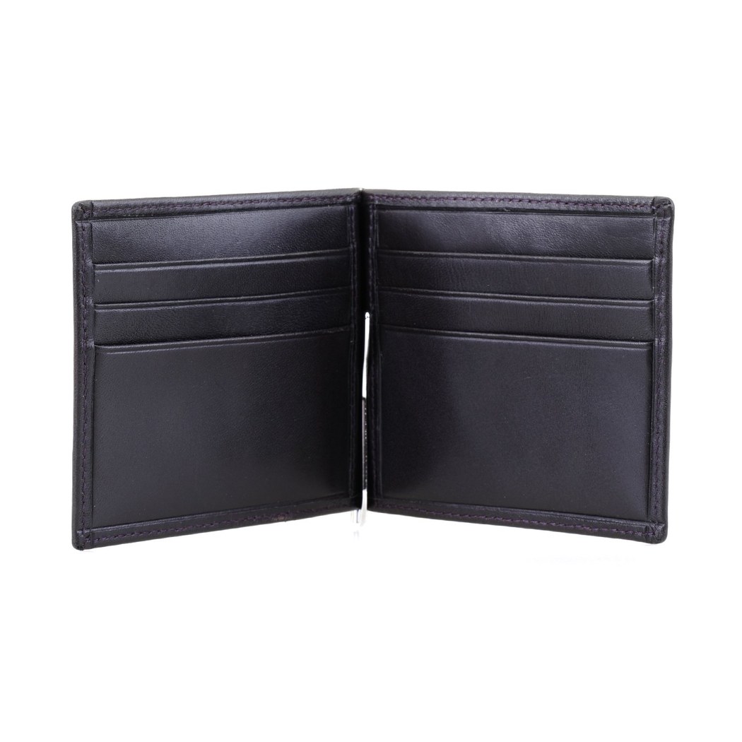 Kahve Erkek Para Klipsli Deri Cüzdan / Kartlık