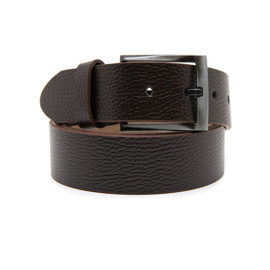 Kahve Erkek Spor Deri Kemer