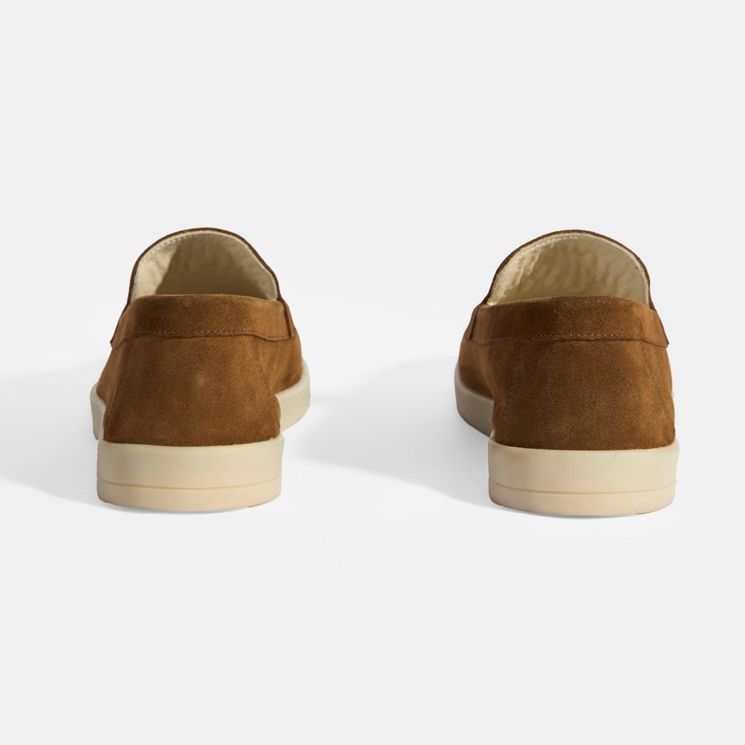 Kahve Erkek Süet Püsküllü Loafer