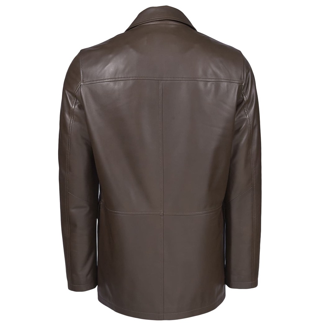 Kahve Generobs Erkek Deri Kaban