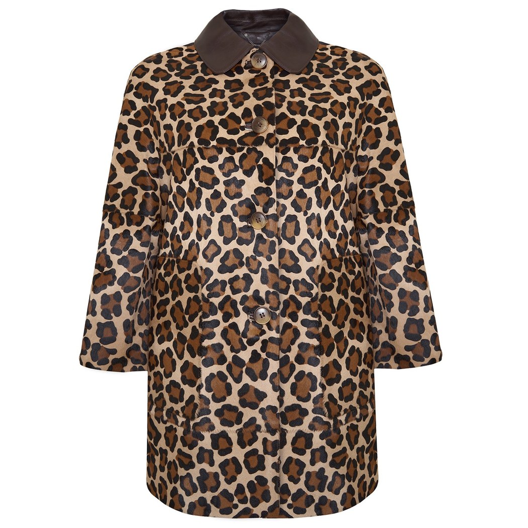 Kahve Iliana Kadın Kürk Mont