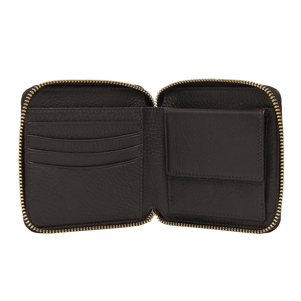 Kahve Kare Kadın Deri Cüzdan