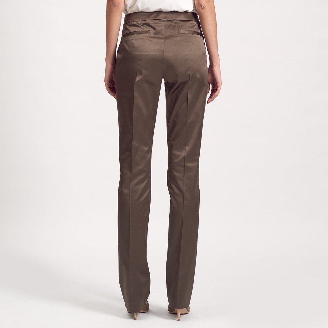 Kahve Klasik Kadın Pantolon