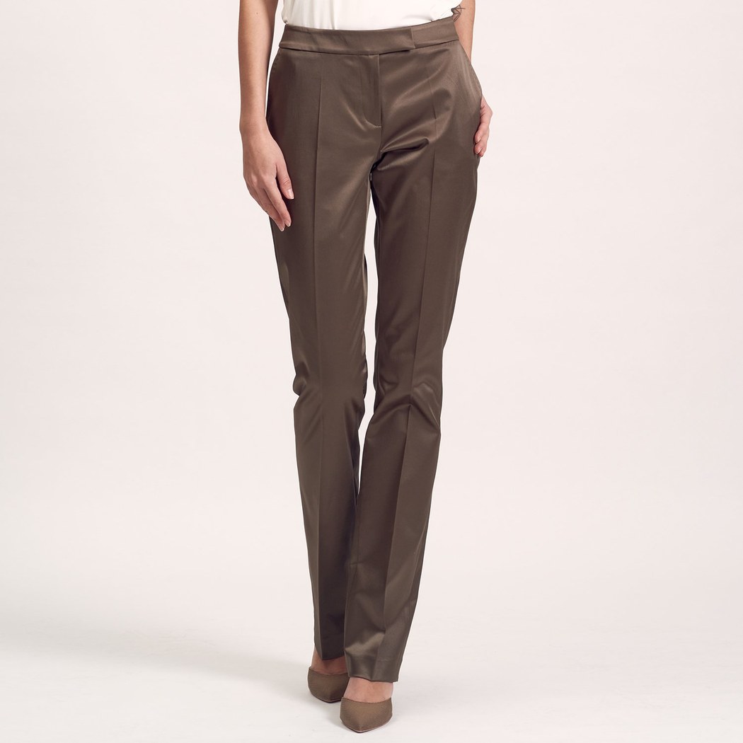 Kahve Klasik Kadın Pantolon