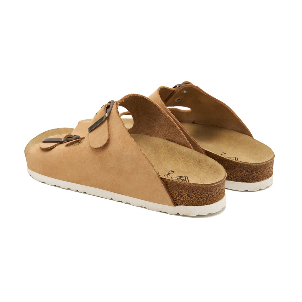 Kahve Majori Kadın Deri Terlik