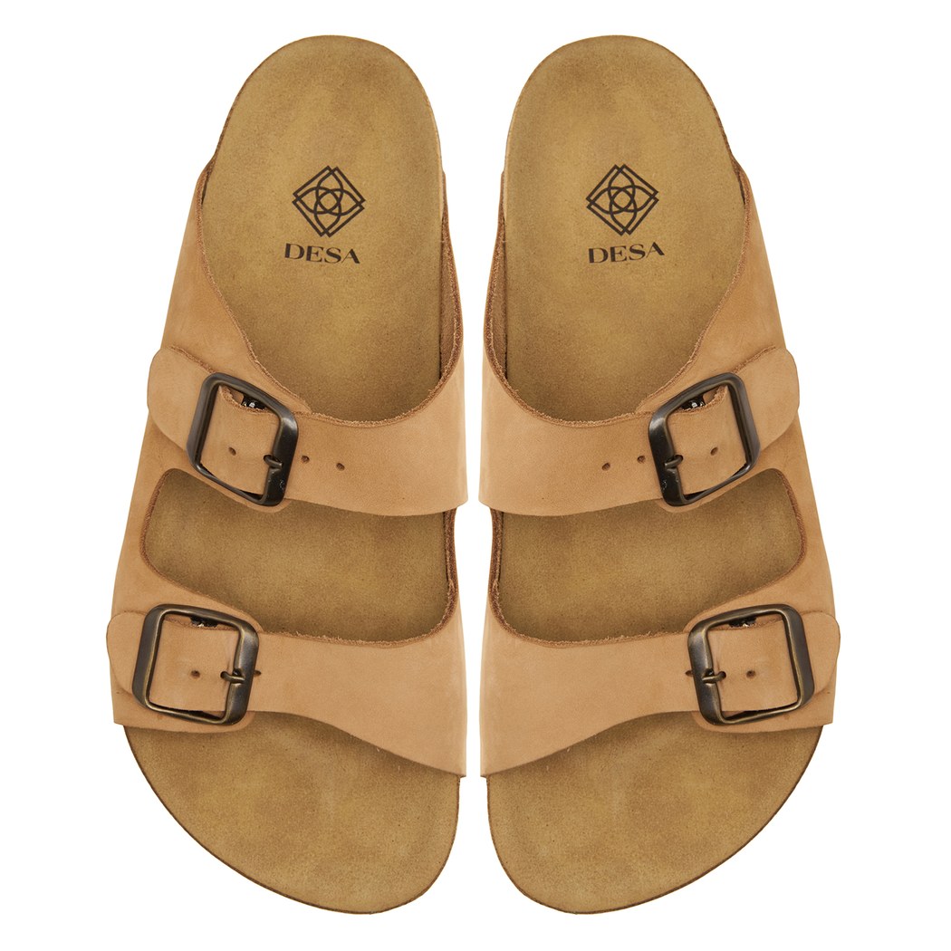 Kahve Majori Kadın Deri Terlik