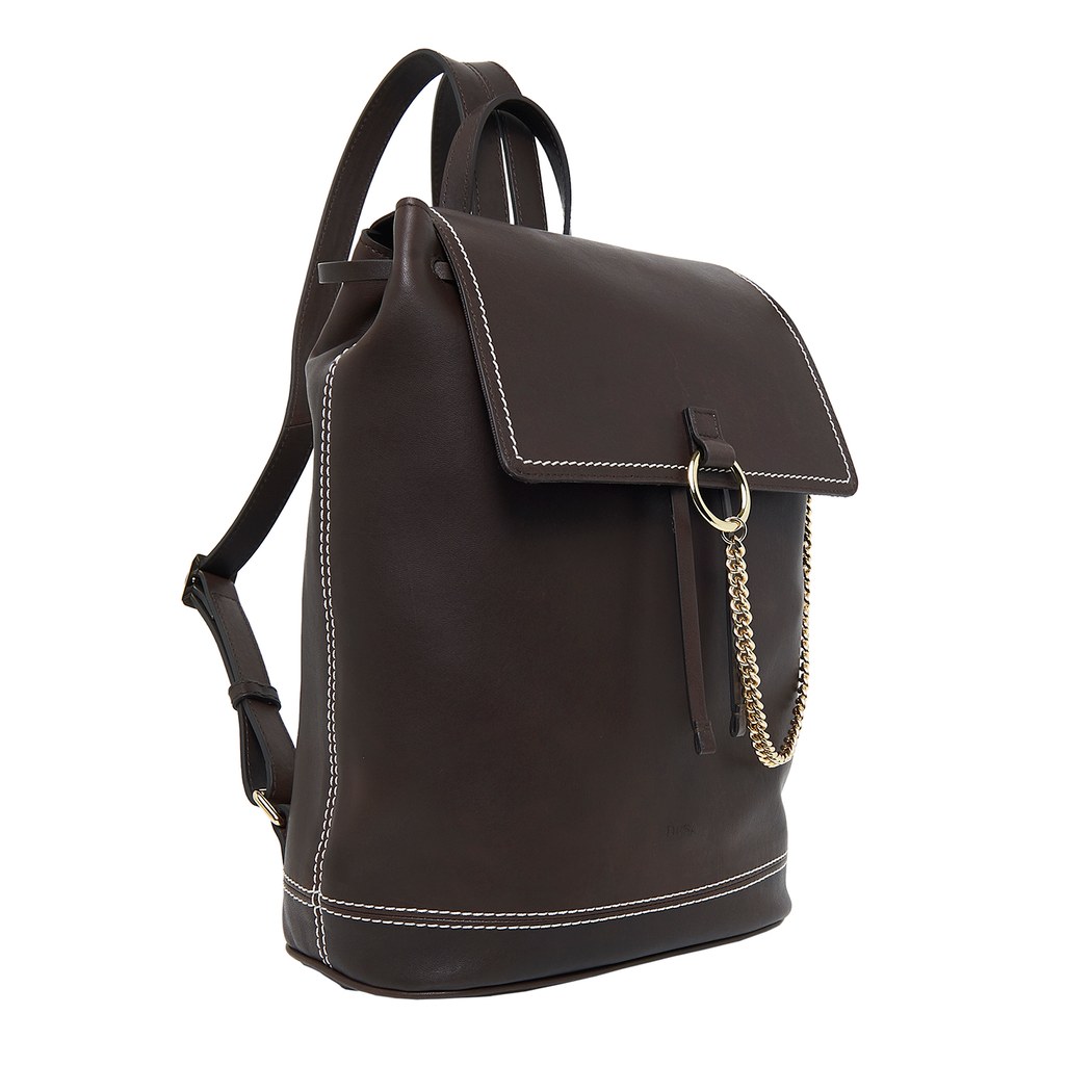 Kahve Marge Kadın Deri Sırt Çantası