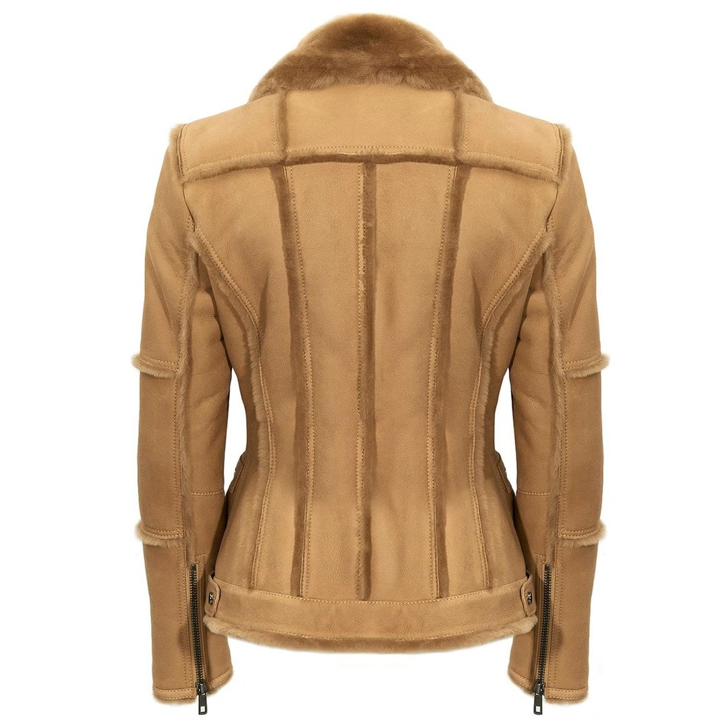 Kahve Nadine Kadın Kürk Mont