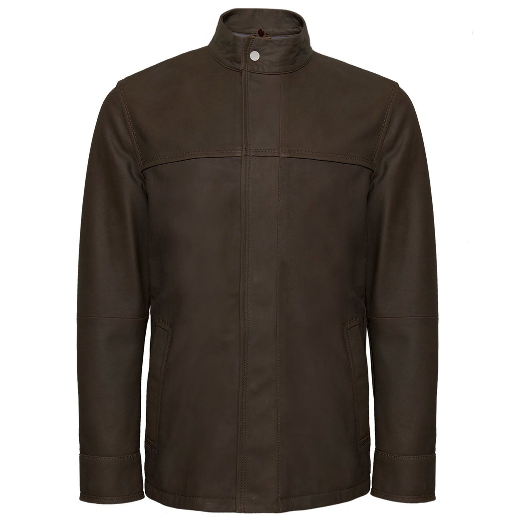 Kahve Nari Erkek Nubuk Kaban