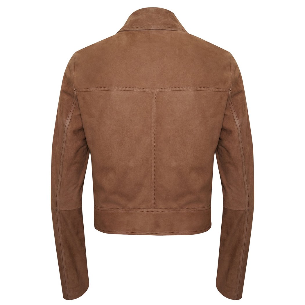 Kahve Nena Kadın Süet Ceket