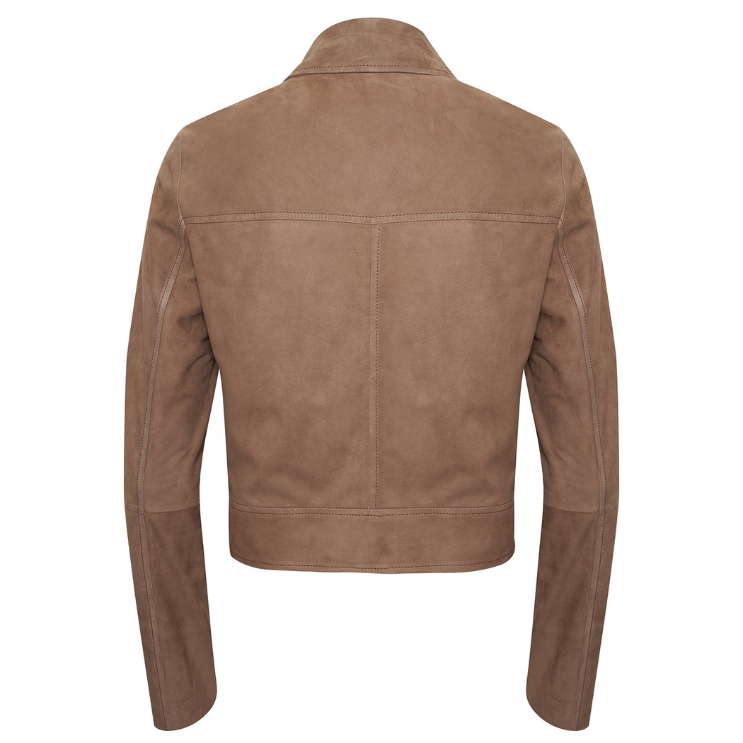 Kahve Nena Kadın Süet Ceket