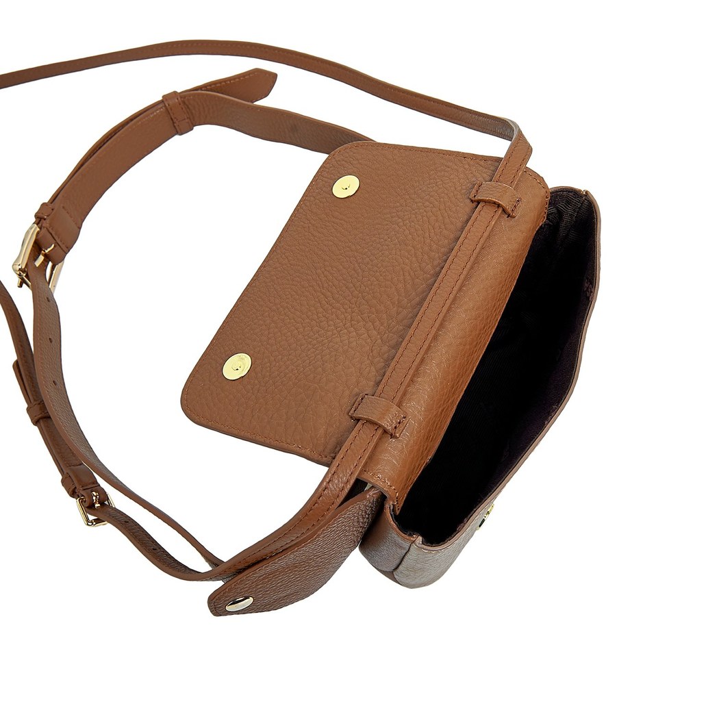 Kahve Rose Kadın Deri Bel Çantası