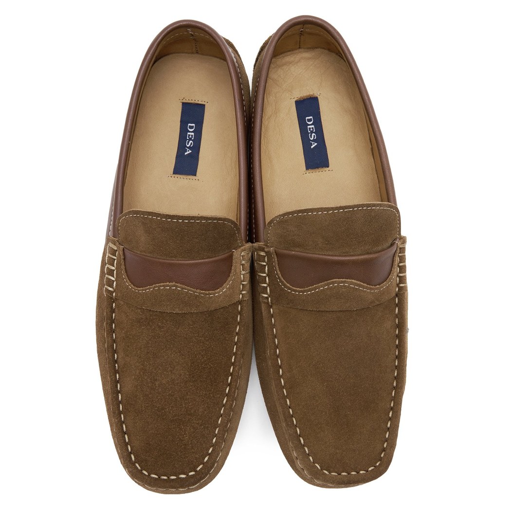 Kahve Spiaggia Erkek Süet Loafer