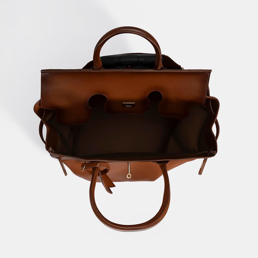 Kahverengi Deri Kabin Valiz