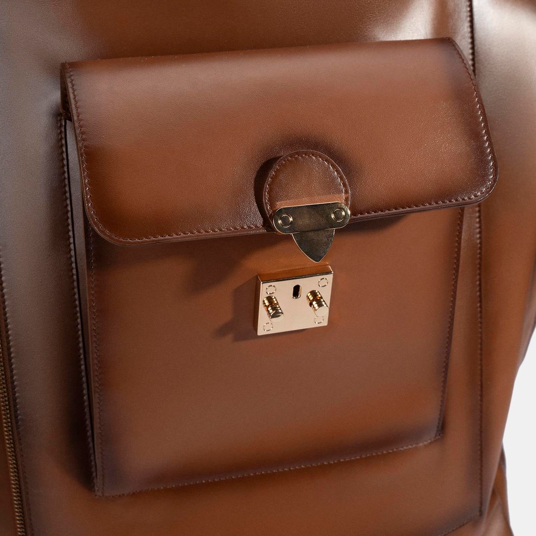 Kahverengi Deri Kabin Valiz