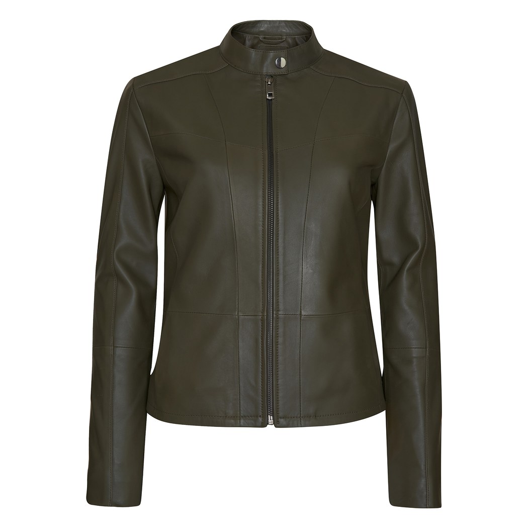 Kalle Haki Kadın Deri Ceket