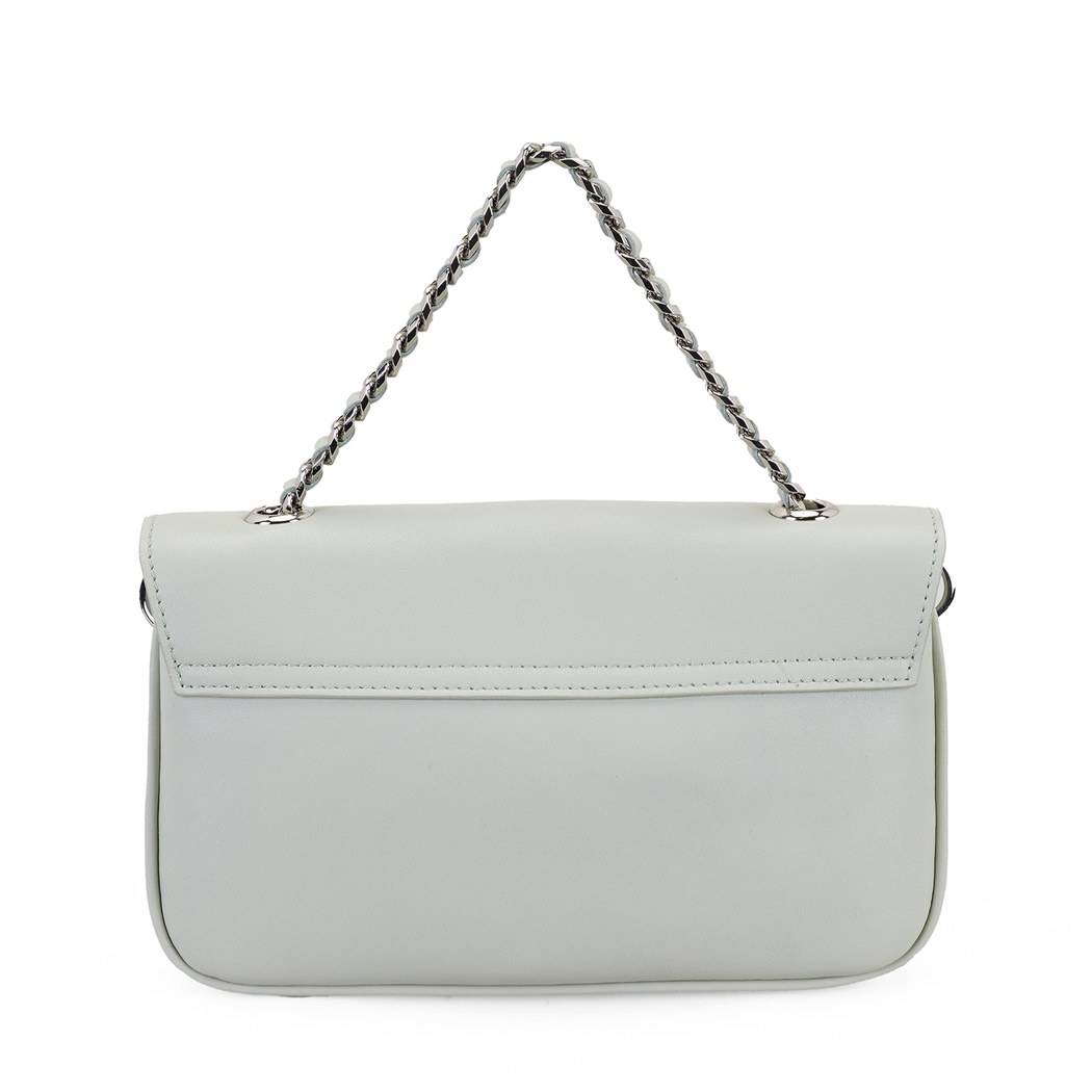 Karla Yeşil Kadın Deri Omuz Çantası