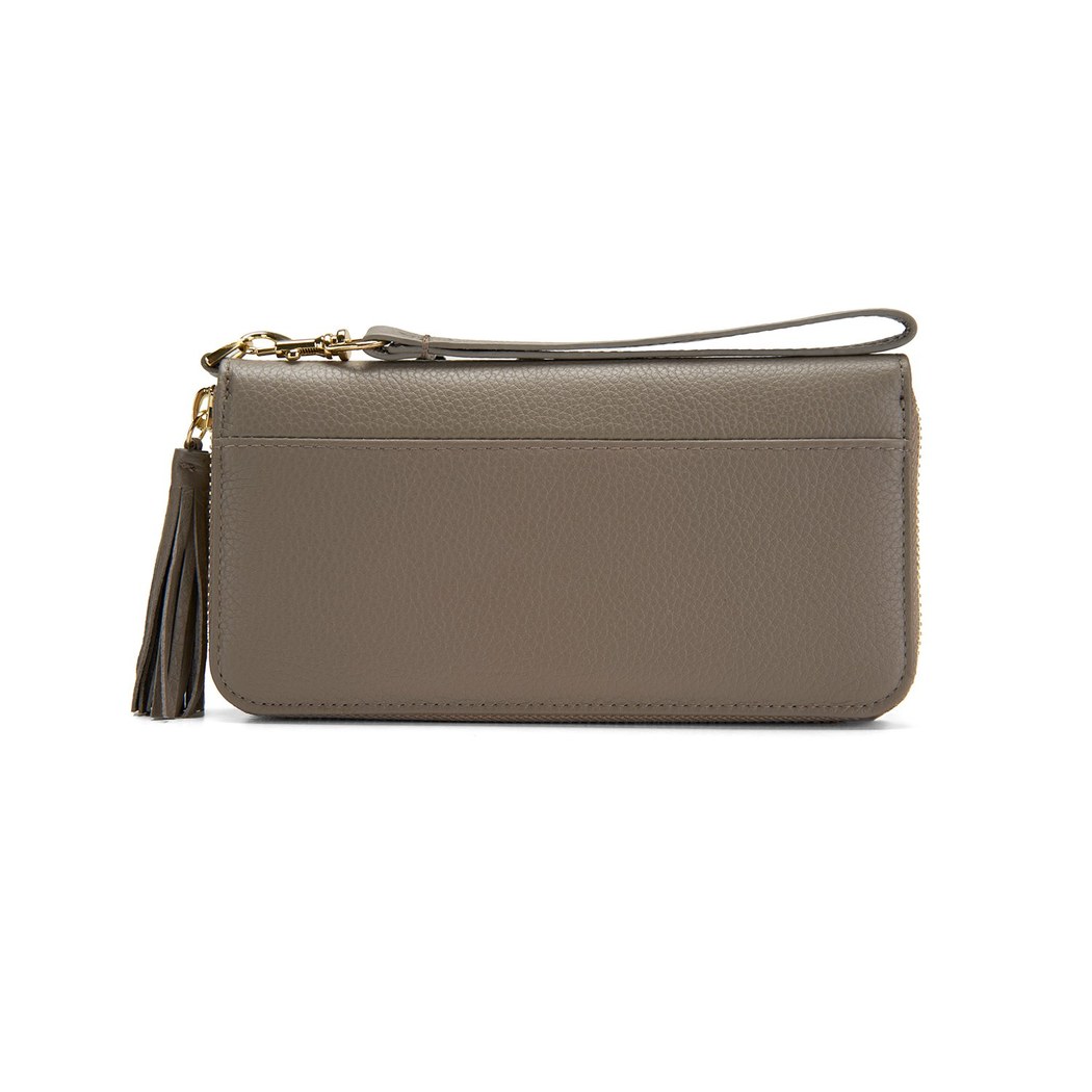 Kathleen Gri Kadın Deri Cüzdan