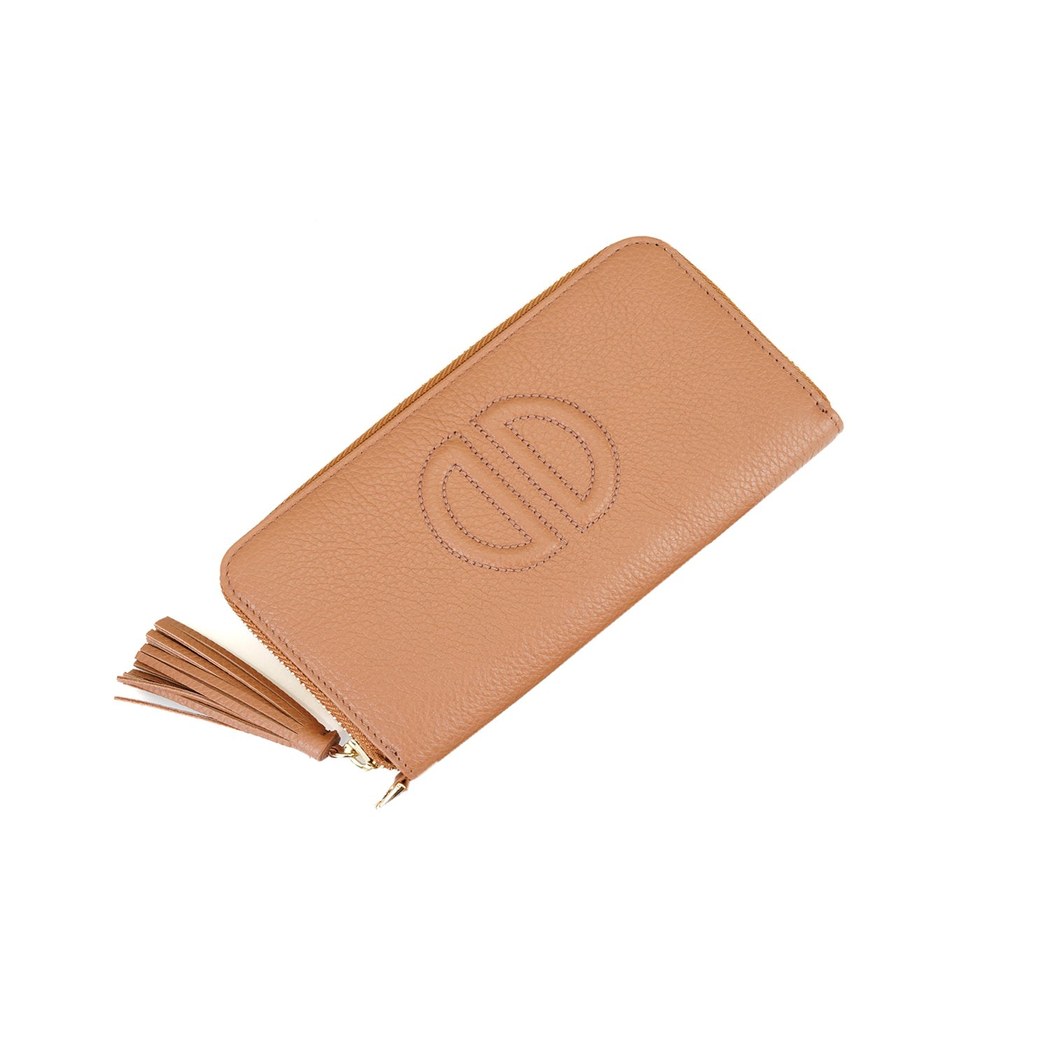 Kathleen Kahve Kadın Deri Cüzdan