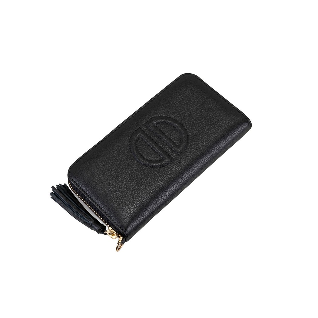 Kathleen Siyah Kadın Deri Cüzdan