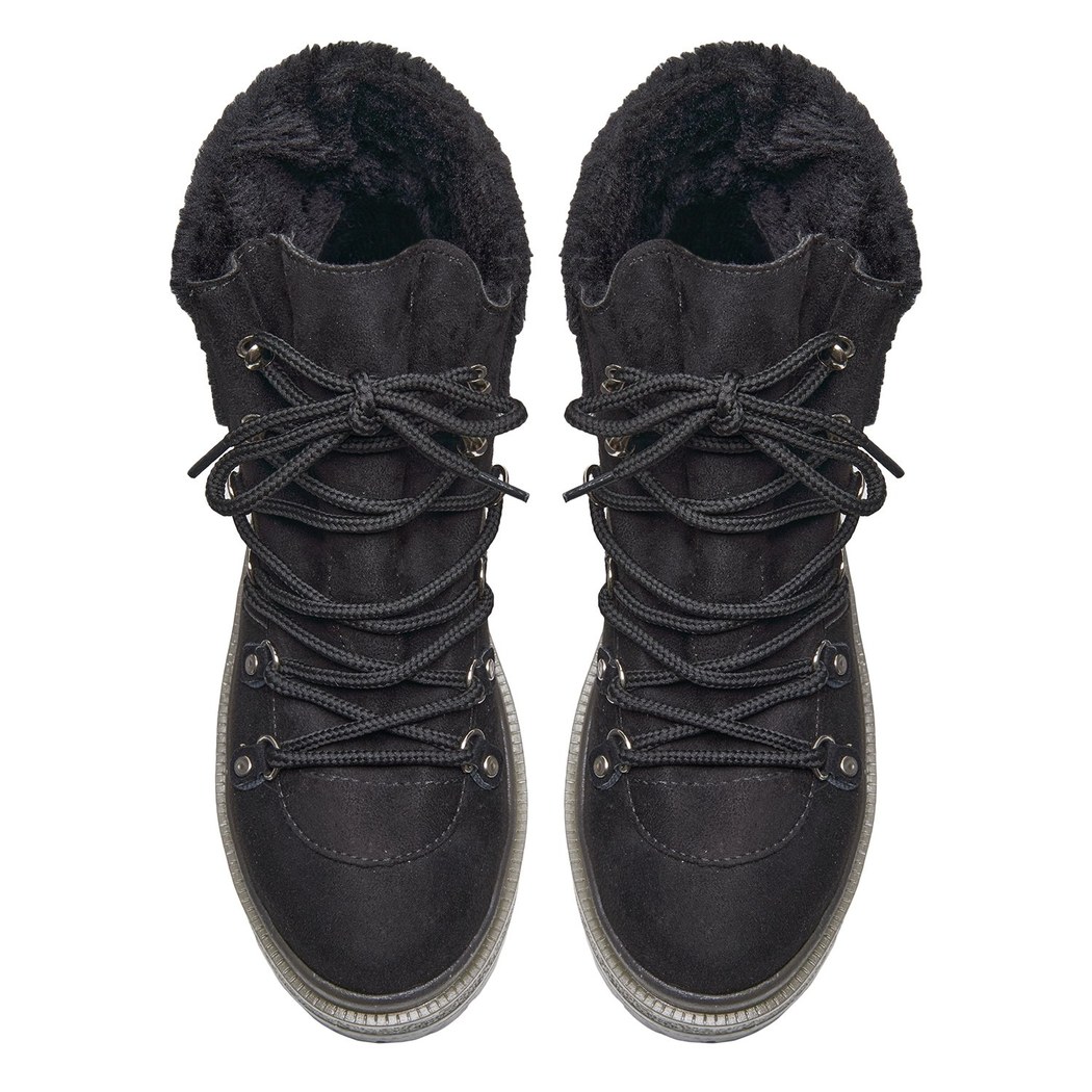 Kavya Siyah Kadın Süet Bot