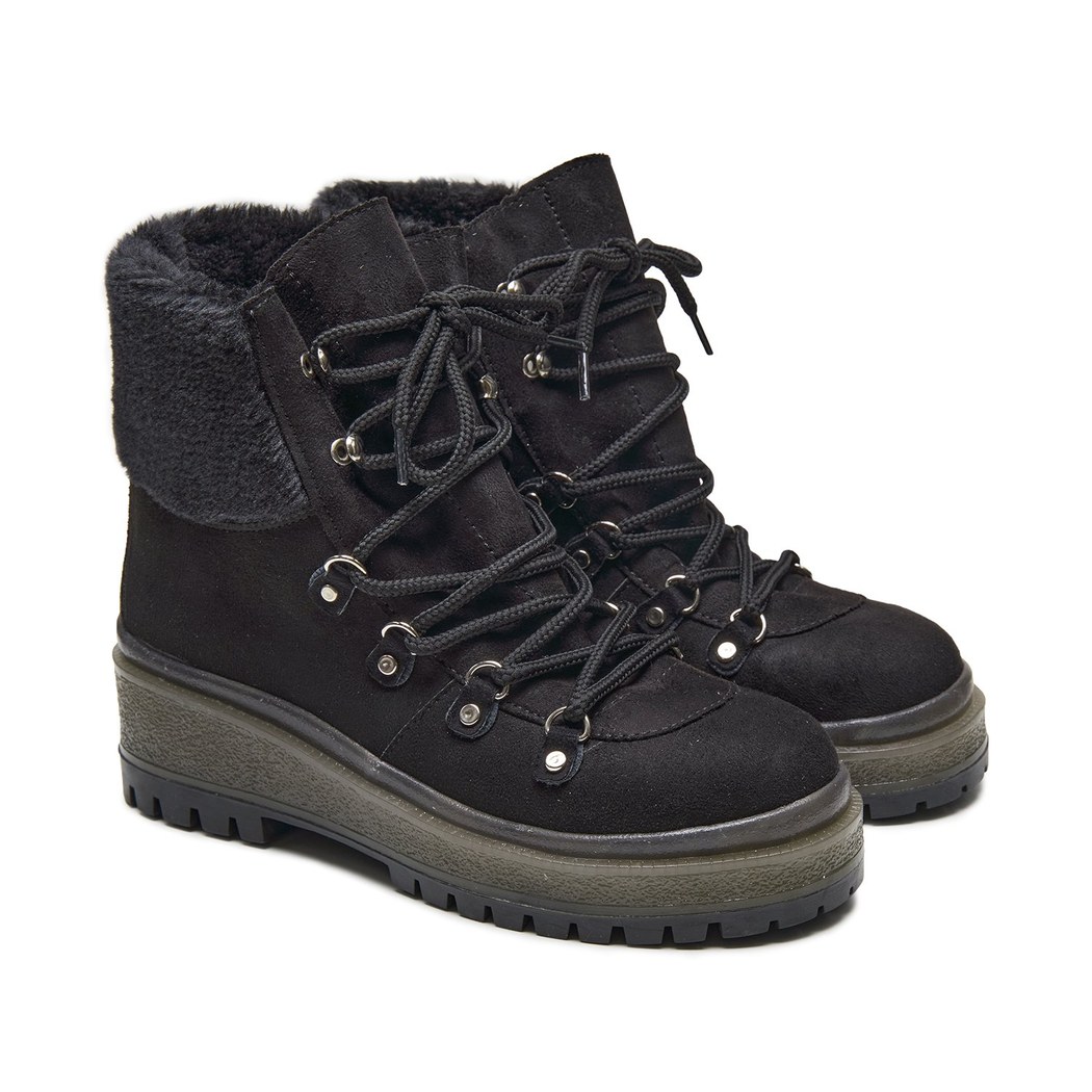 Kavya Siyah Kadın Süet Bot