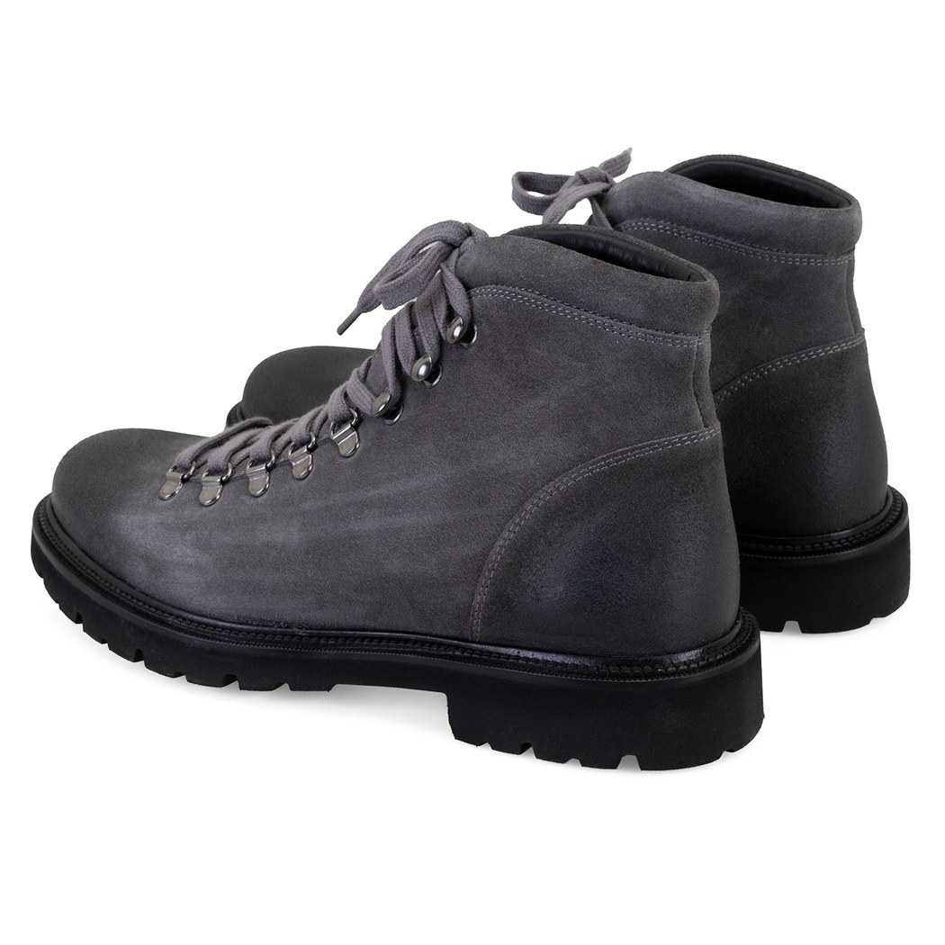 Keid Antrasit Erkek Süet Bağcıklı Bot