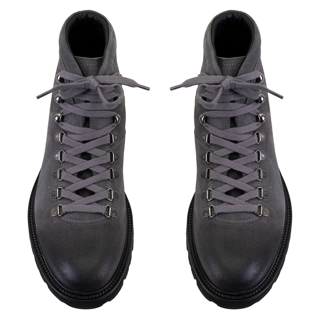 Keid Antrasit Erkek Süet Bağcıklı Bot