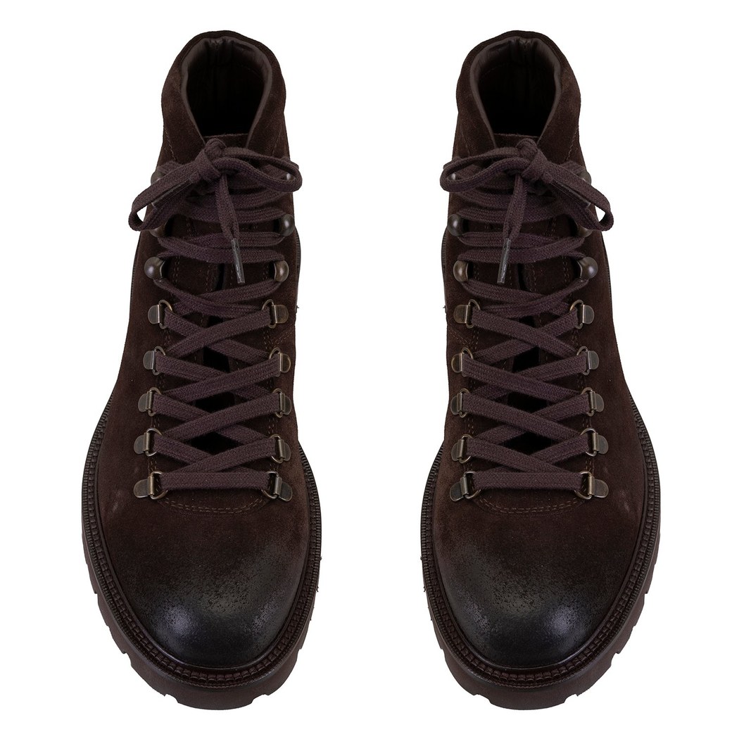 Keid Kahve Erkek Süet Bağcıklı Bot