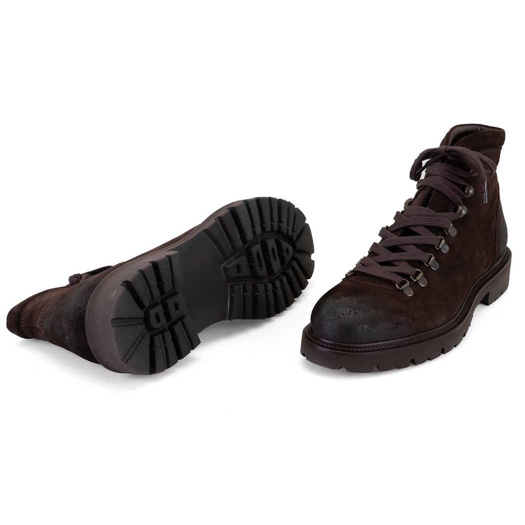 Keid Kahve Erkek Süet Bağcıklı Bot