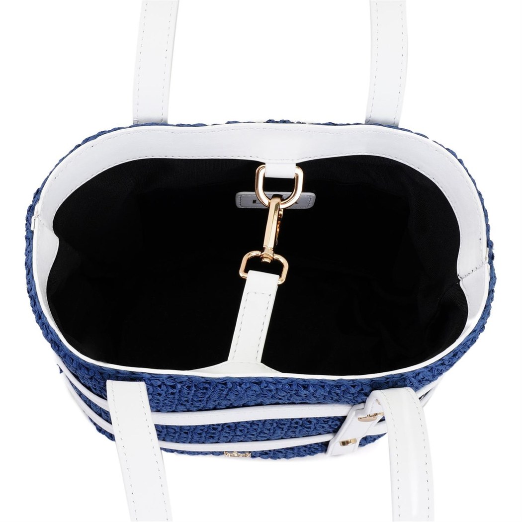 Kenyon Lacivert Kadın Hasır Omuz Çantası