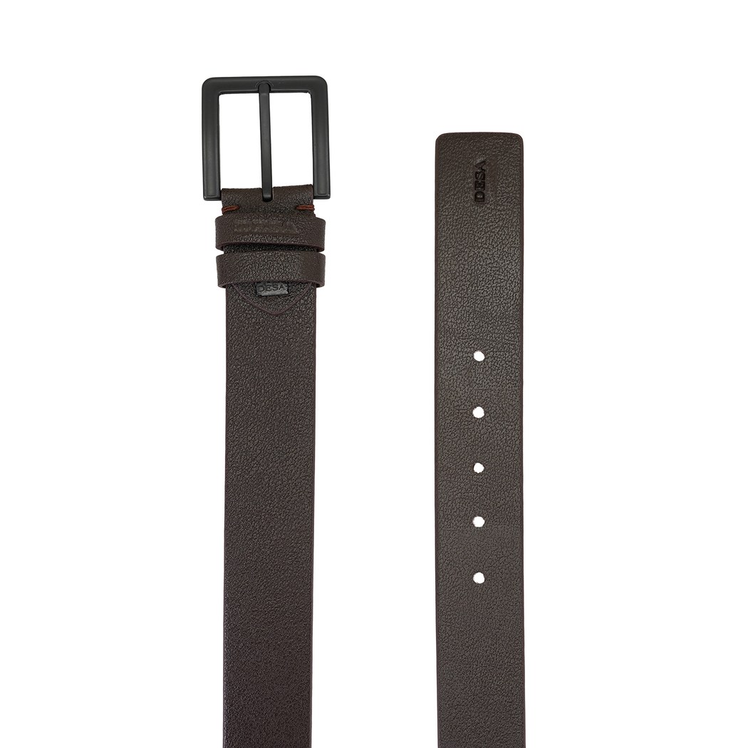 Keven Kahve Erkek Spor Deri Kemer