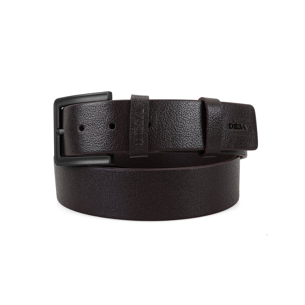 Keven Kahve Erkek Spor Deri Kemer