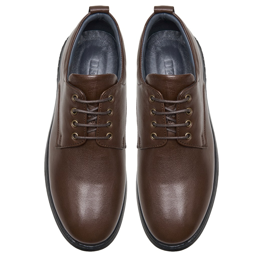 Kingsy Kahve Erkek Deri Günlük Ayakkabı