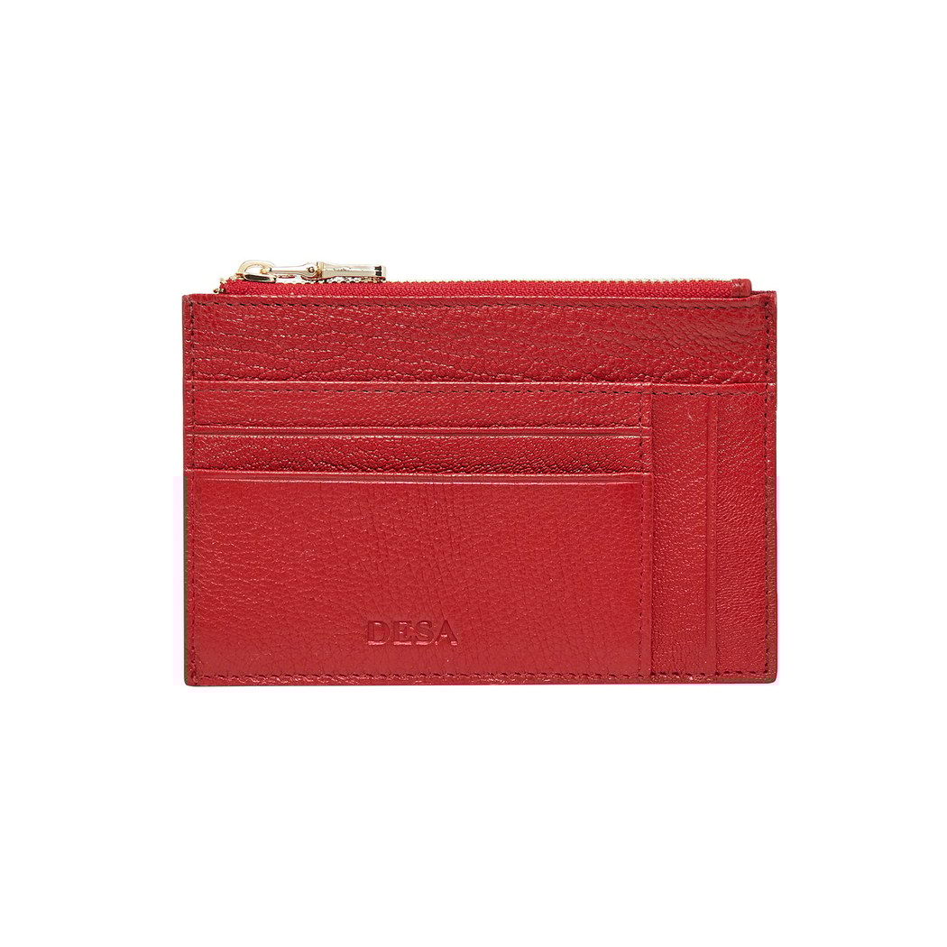 Kırmızı Adore Kadın Deri Kartlık