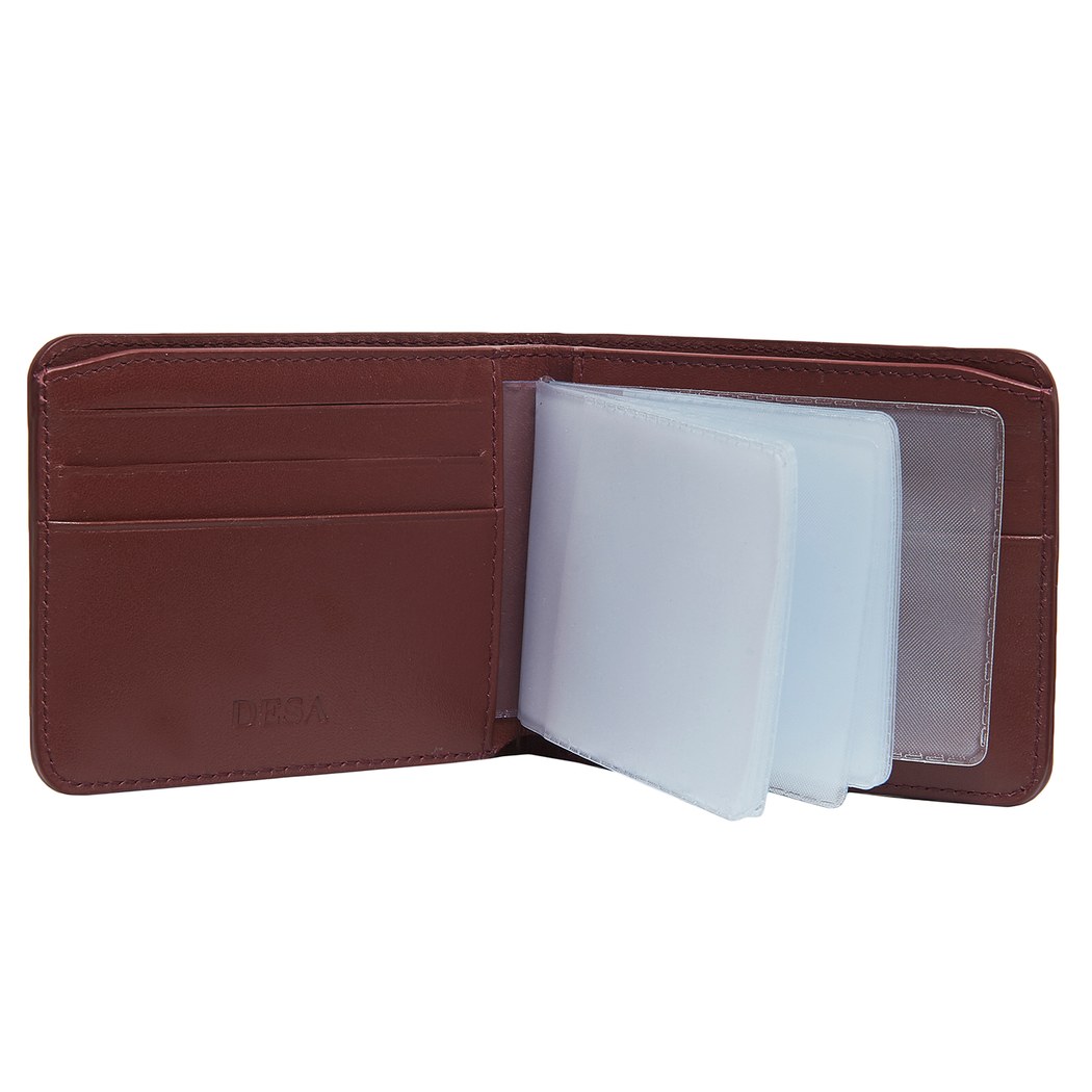 Kırmızı Galeno Erkek Deri Kartlık