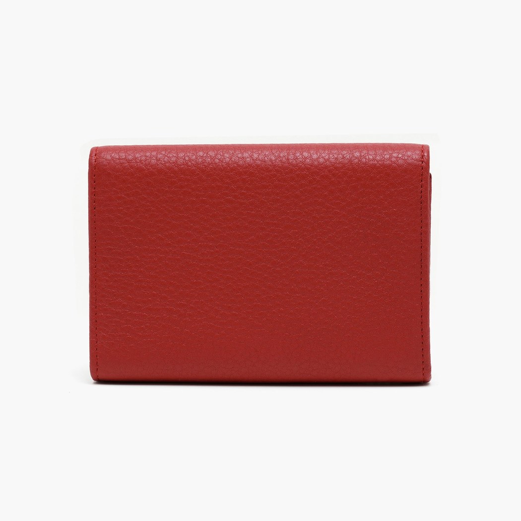 Kırmızı Kadın Deri Cüzdan
