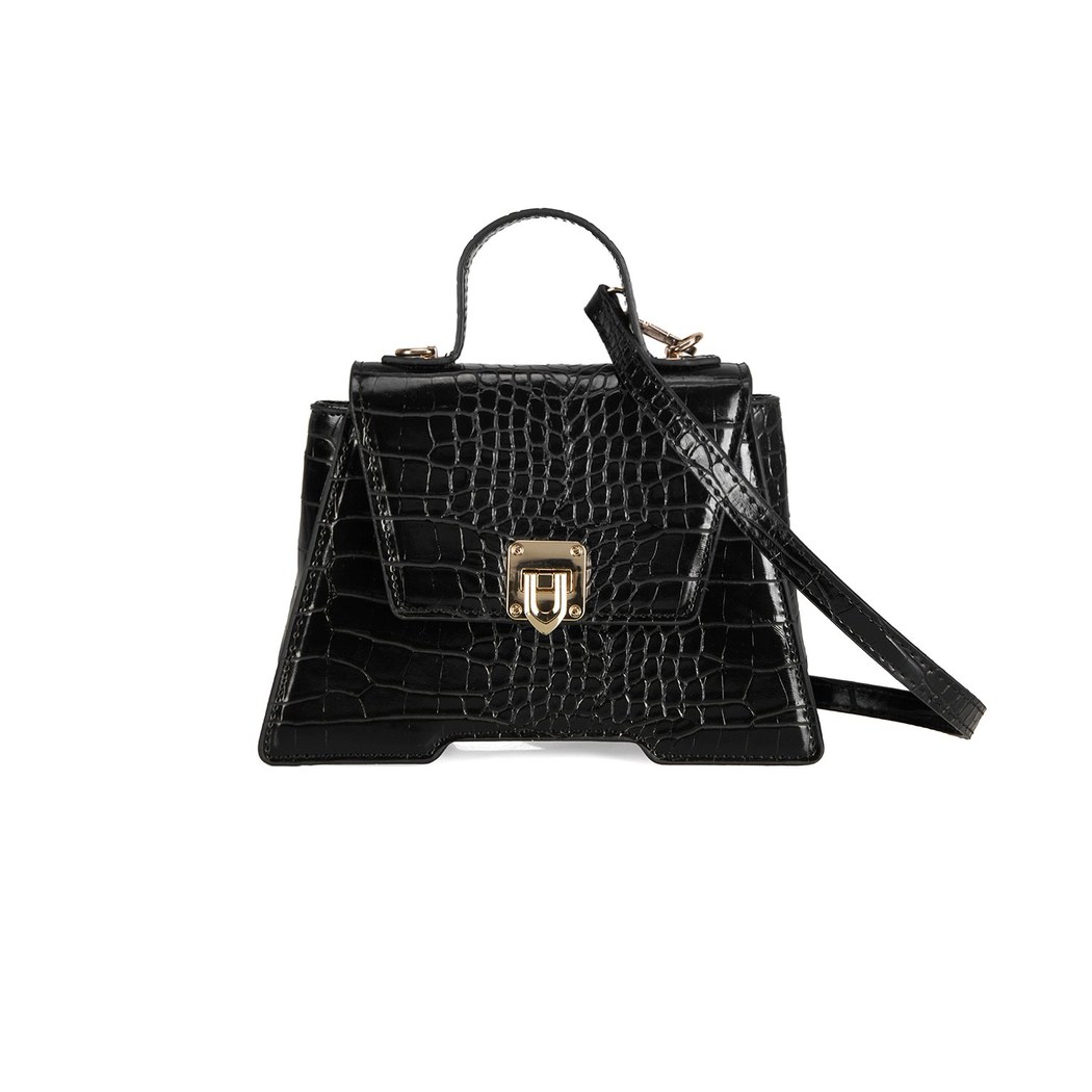 Klina Siyah Kadın Omuz Çantası