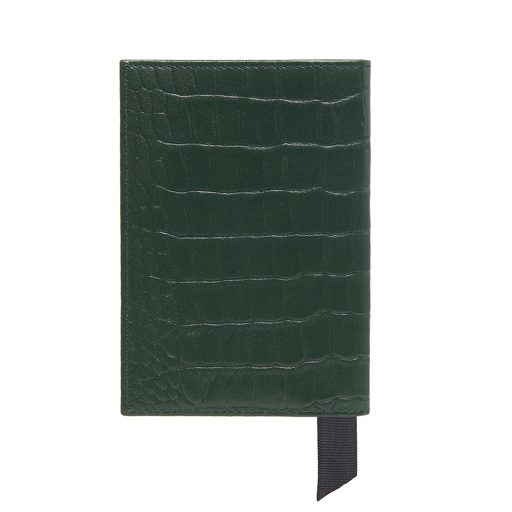 Kroko Baskılı Deri Pasaportluk