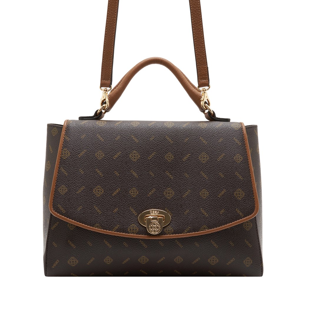 Kyle Kahve Monogram Kadın El Çantası