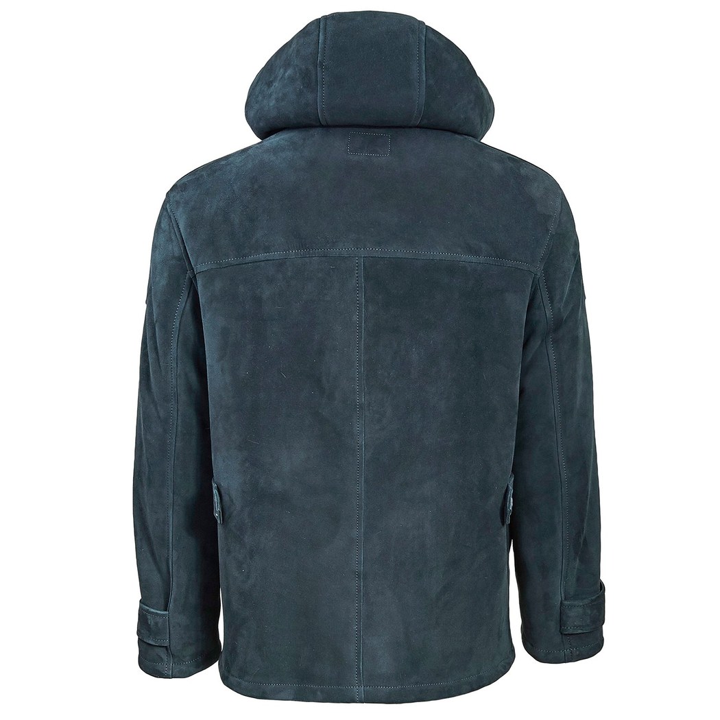 Lacivert Dione Erkek Kürk Kaban