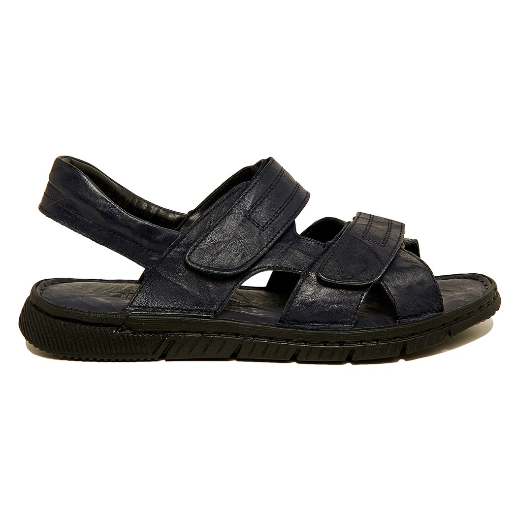 Lacivert Donati Erkek Deri Sandalet