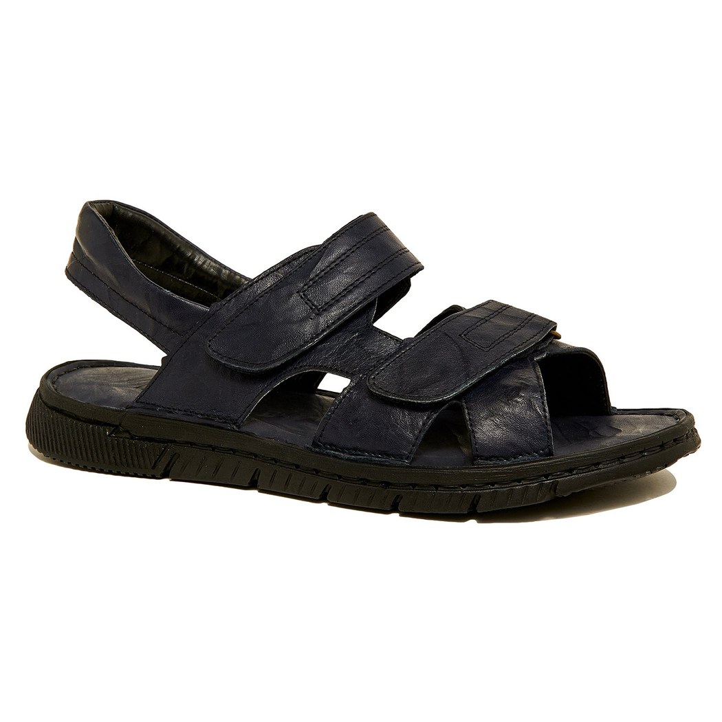 Lacivert Donati Erkek Deri Sandalet