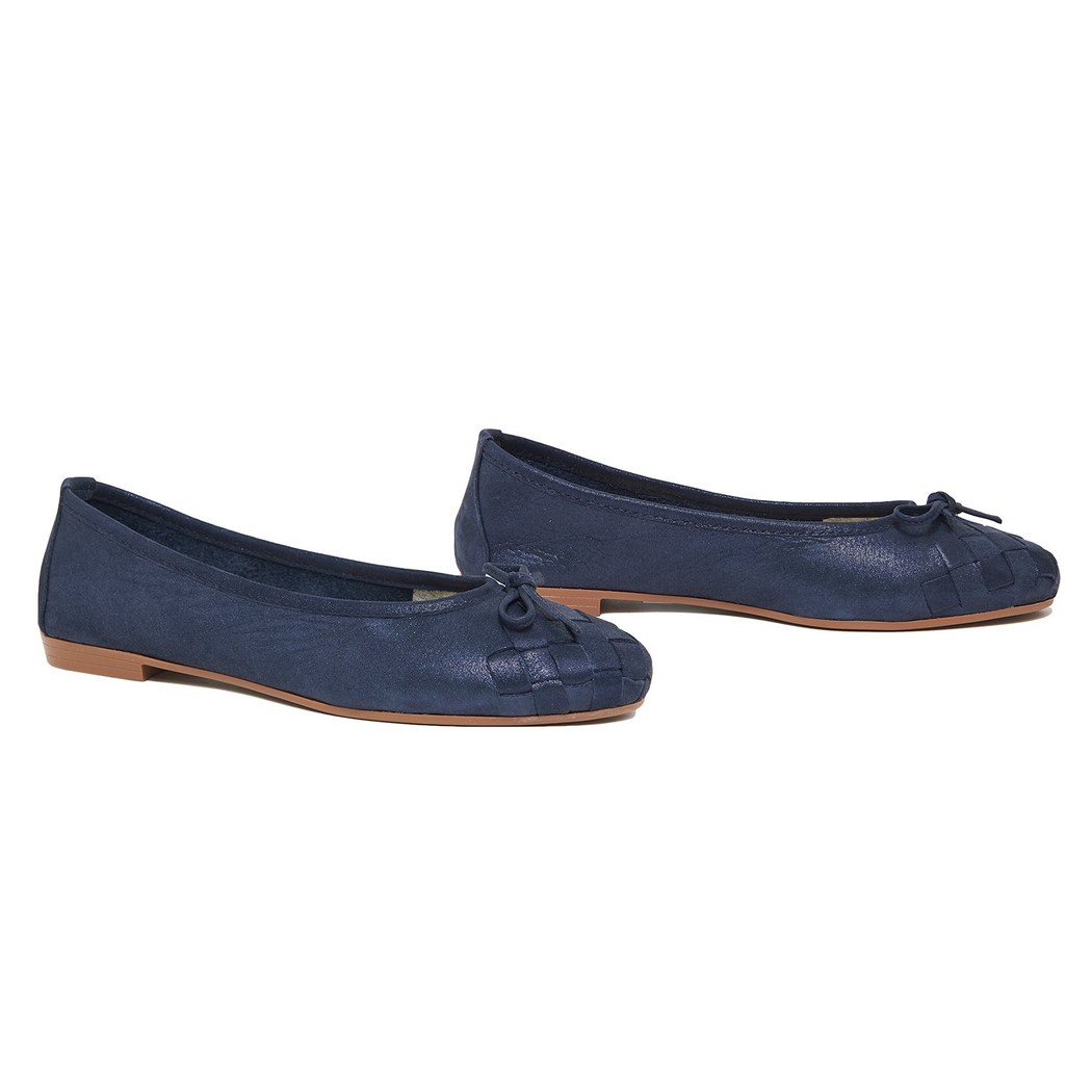 Lacivert Dreamy Kadın Deri Babet