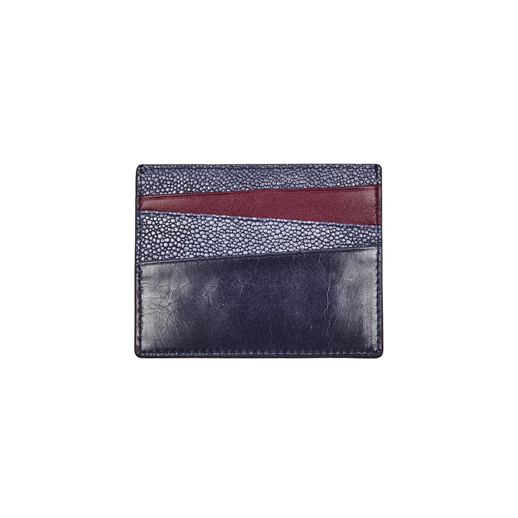 Lacivert Eleena Kadın Deri Kartlık