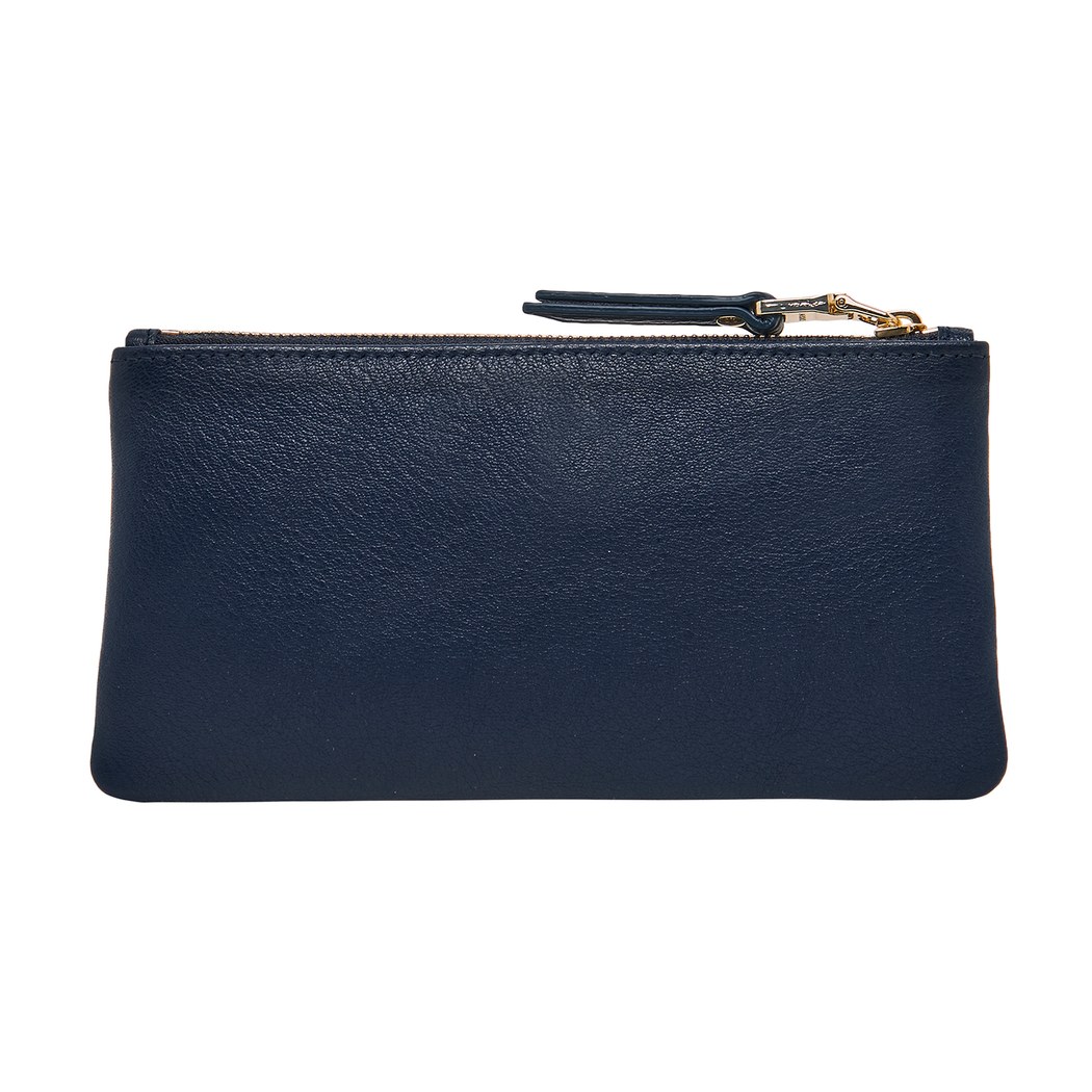 Lacivert Elica Kadın Deri Cüzdan