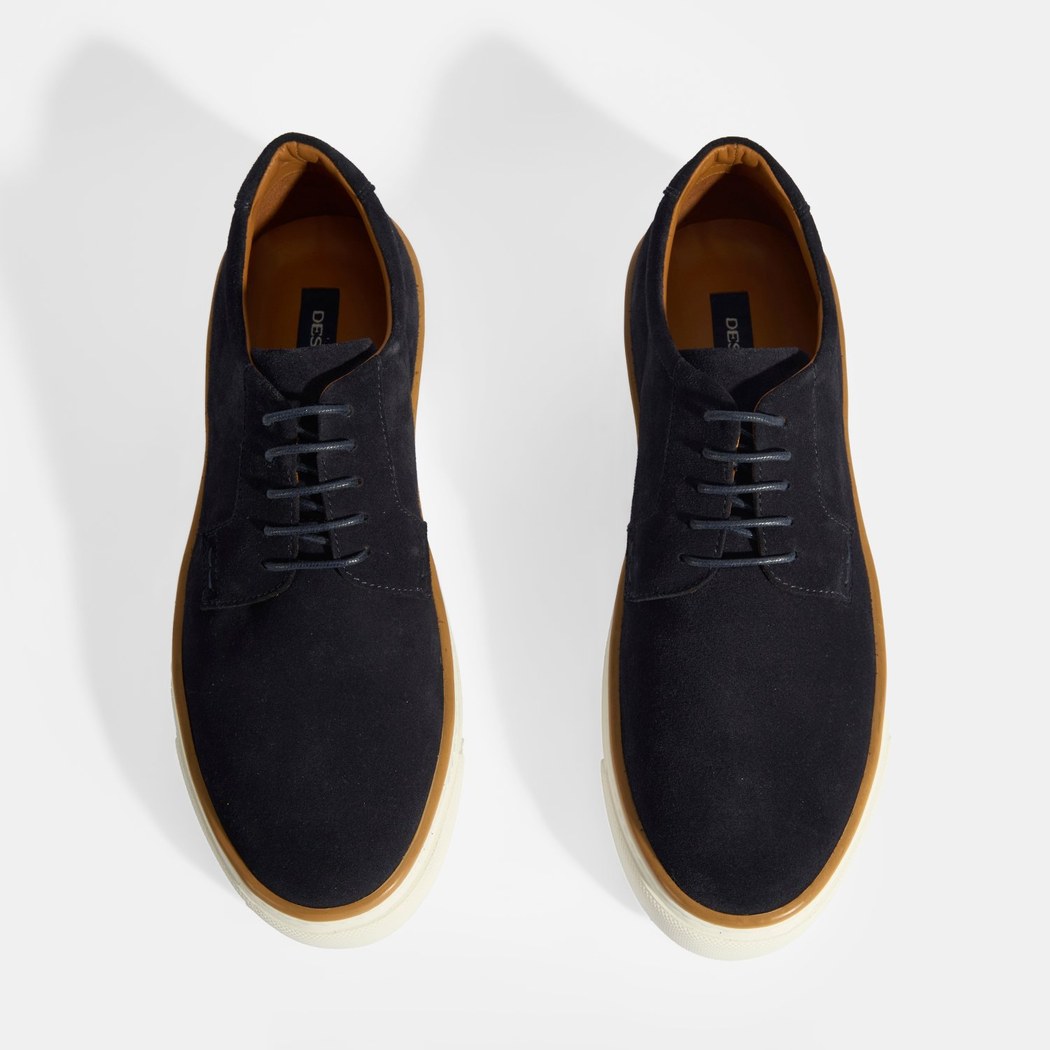 Lacivert Erkek Bağcıklı Süet Günlük Ayakkabı