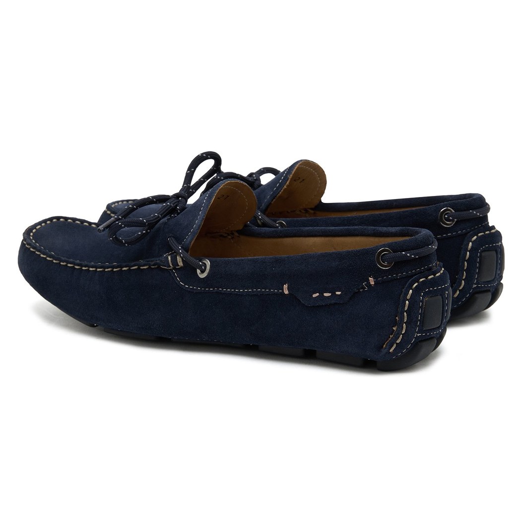 Lacivert Sole Erkek Süet Loafer