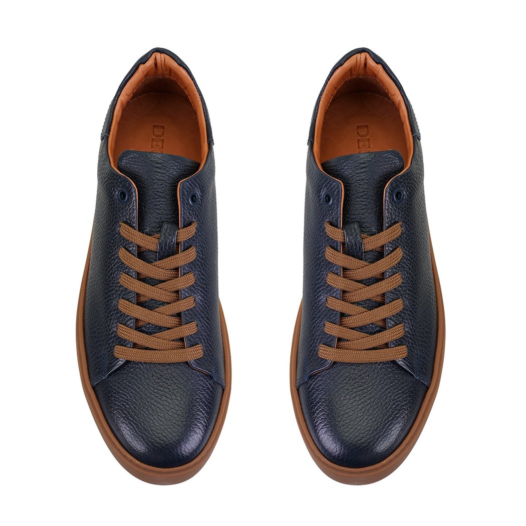Larry Lacivert Erkek Deri Günlük Ayakkabı